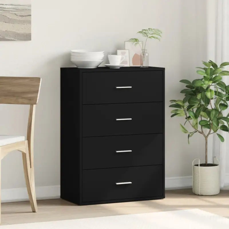 Dressoir of buffetkast van bewerkt hout met trendy en stevig design - Dressoirs & buffetkasten