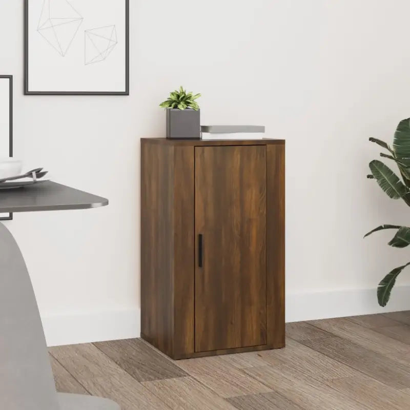 Dressoir van bewerkt hout dat aan al je wensen voldoet - bruin eikenkleur / 1 - Dressoirs & buffetkasten