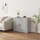 Dressoir van bewerkt hout dat aan al je wensen voldoet - Grijs sonoma / 1 - Dressoirs & buffetkasten
