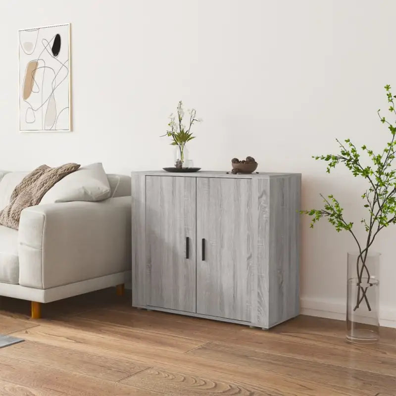 Dressoir van bewerkt hout dat aan al je wensen voldoet - Grijs sonoma / 1 - Dressoirs & buffetkasten