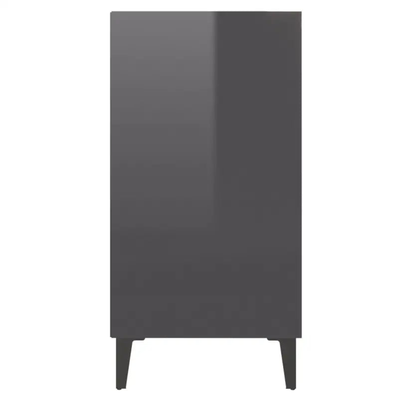 Dressoir van bewerkt hout in hoogglans grijs voor je woonkamer - Dressoirs & buffetkasten