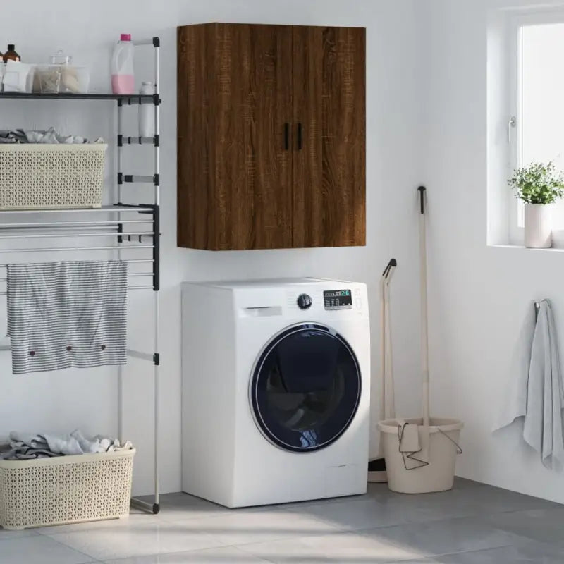 Dressoir van bewerkt hout met elegant en duurzaam ontwerp - Bruineiken / 1 - Dressoirs & buffetkasten