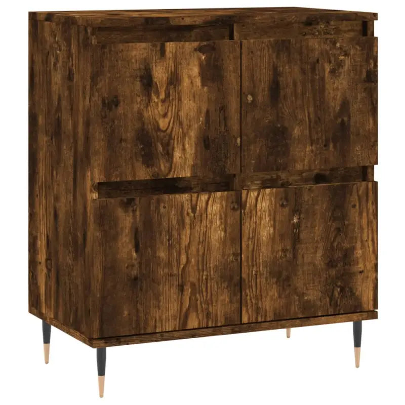 Dressoir van bewerkt hout met ijzeren poten voor een tijdloze uitstraling - Dressoirs & buffetkasten