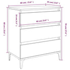 Dressoir van bewerkt hout met minimalistisch design en hoge kwaliteit - Dressoirs & buffetkasten