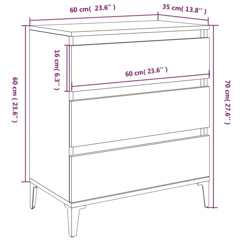 Dressoir van bewerkt hout met minimalistisch design en hoge kwaliteit - Dressoirs & buffetkasten