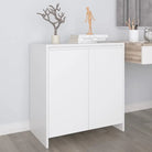 Dressoir van bewerkt hout met opbergruimte en stevig design - Wit / 1 - Dressoirs & buffetkasten