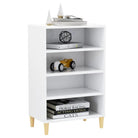 Dressoir van bewerkt hout met stabiele houten poten - Dressoirs & buffetkasten