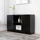 Dressoir van bewerkt hout voor een praktische en stijlvolle kamer - Zwart / 1 / Bewerkt hout - Dressoirs & buffetkasten