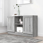 Dressoir van bewerkt hout voor een praktische en stijlvolle kamer - Grijs sonoma / 1 / Bewerkt hout - Dressoirs &