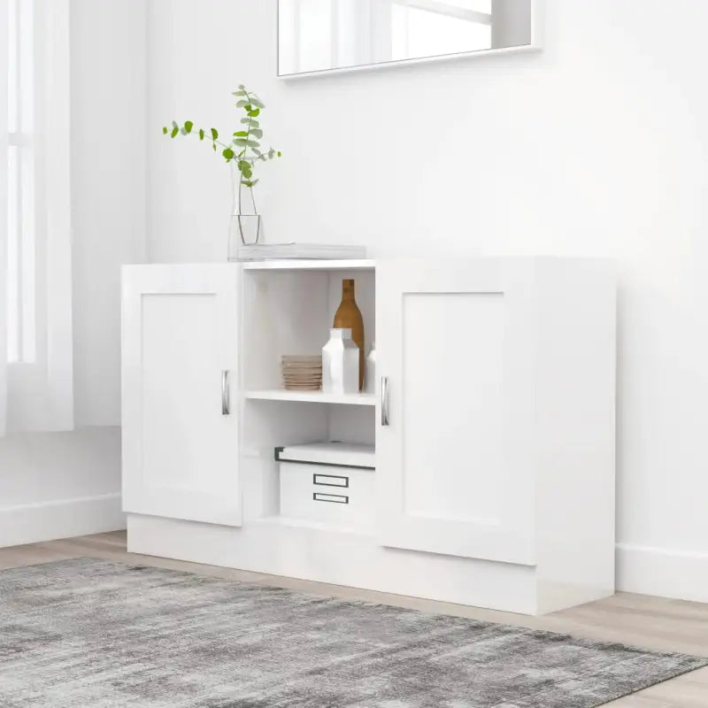 Dressoir van bewerkt hout voor een praktische en stijlvolle kamer - Wit / 1 / Bewerkt hout - Dressoirs & buffetkasten