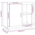 Dressoir van bewerkt hout voor gemakkelijk schoon en nette woonruimte - Dressoirs & buffetkasten