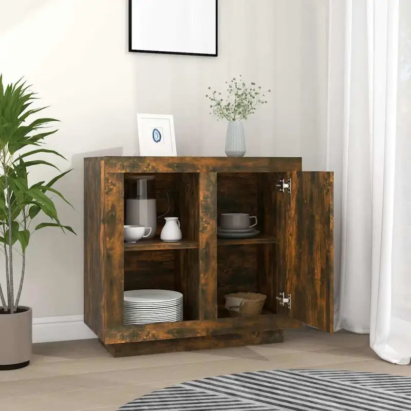 Dressoir van bewerkt hout voor gemakkelijk schoon en nette woonruimte - Dressoirs & buffetkasten