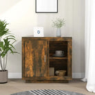 Dressoir van bewerkt hout voor gemakkelijk schoon en nette woonruimte - Gerookt eiken / 1 - Dressoirs & buffetkasten