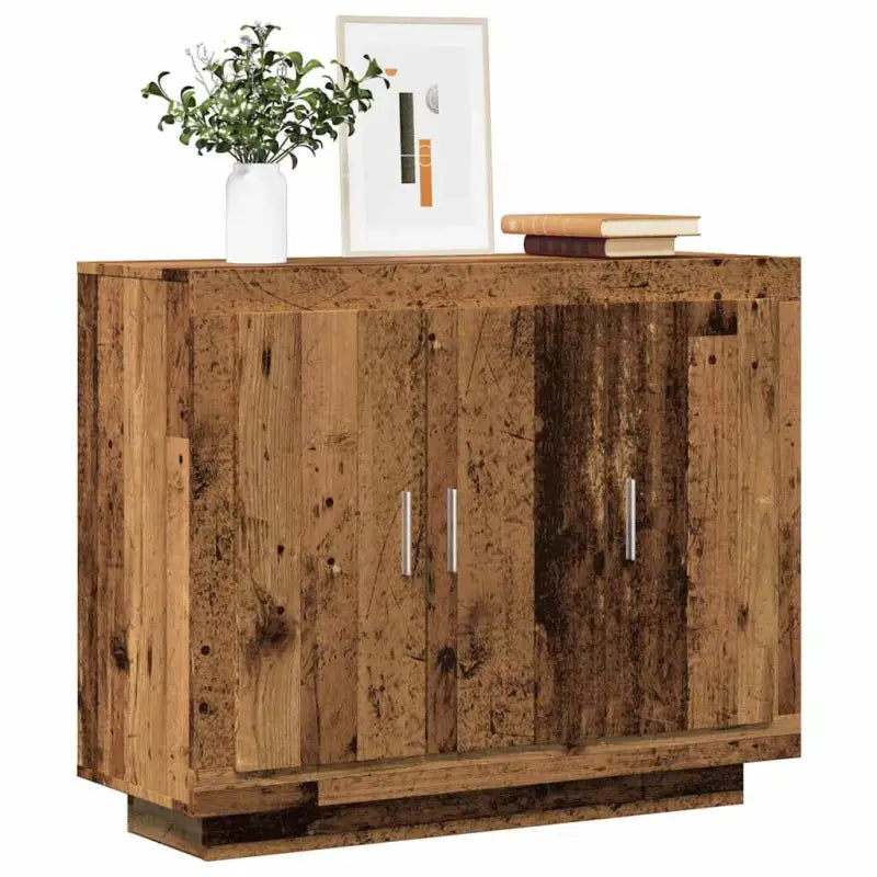 Dressoir van bewerkt hout voor gemakkelijke schoonmaak en stijlvolle opslag - Oud hout / 1 - Dressoirs & buffetkasten
