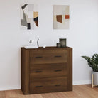 Dressoir van bewerkt hout voor veelzijdige opbergruimte - bruin eikenkleur / 1 - Dressoirs & buffetkasten