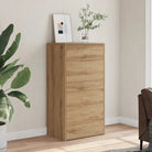 Dressoir van bewerkt hout voor woonkamer slaapkamer of kantoor - artisanaal eikenkleurig / 1 - Dressoirs & buffetkasten