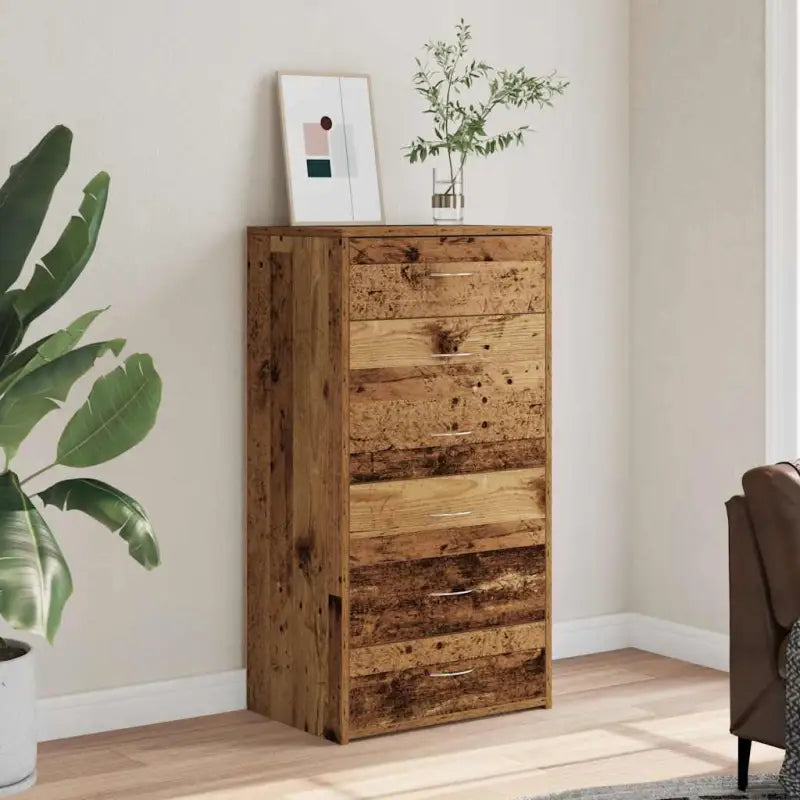 Dressoir van bewerkt hout voor woonkamer slaapkamer of kantoor - Oud hout / 1 - Dressoirs & buffetkasten