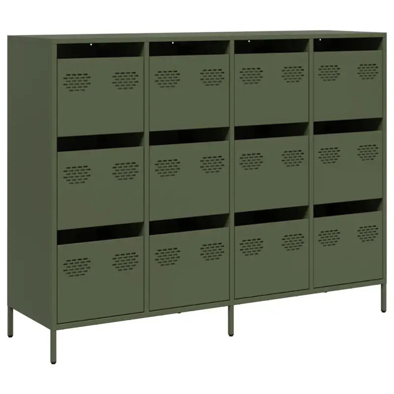 Dressoir van koudgewalst staal met stevig tafelblad voor je interieur - Dressoirs & buffetkasten