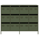 Dressoir van koudgewalst staal met stevig tafelblad voor je interieur - Dressoirs & buffetkasten