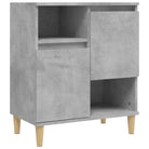 Dressoir van massief eucalyptushout met bewerkt hout en trendy design - Dressoirs & buffetkasten