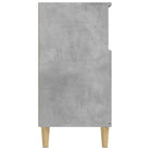 Dressoir van massief eucalyptushout met bewerkt hout en trendy design - Dressoirs & buffetkasten