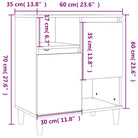 Dressoir van massief eucalyptushout met bewerkt hout en trendy design - Dressoirs & buffetkasten