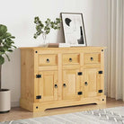 Dressoir van massief grenenhout voor opbergruimte en woonkamerdecoratie - Dressoirs & buffetkasten