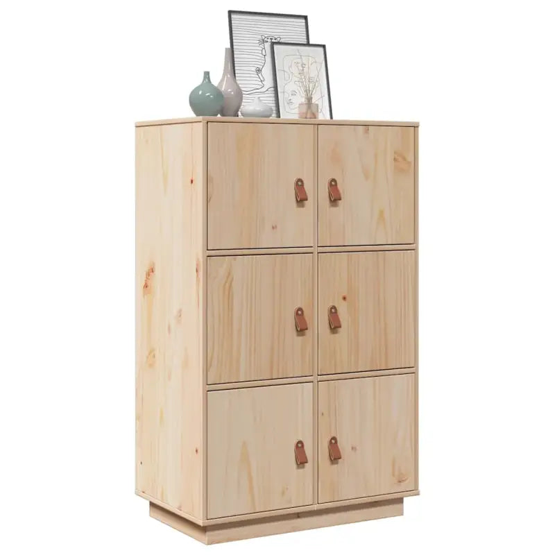 Dressoir van massief grenenhout voor woonkamer of slaapkamer - Naturel / 1 - Dressoirs & buffetkasten