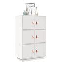 Dressoir van massief grenenhout voor woonkamer of slaapkamer - Wit / 1 - Dressoirs & buffetkasten