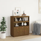 Dressoir van massief grenenhout voor woonkamer slaapkamer of kantoor - Honingbruin / 1 - Dressoirs & buffetkasten
