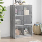 Dressoirs en buffetkasten die boekenkast biedt voor moderne opbergruimte - Grijs sonoma / 1 / 68 cm - Dressoirs &
