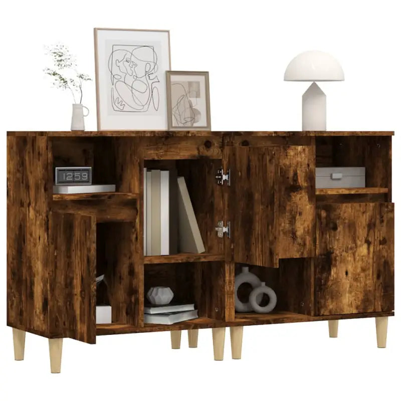 Dressoirs en buffetkasten in bewerkt hout met klassiek design - Dressoirs & buffetkasten