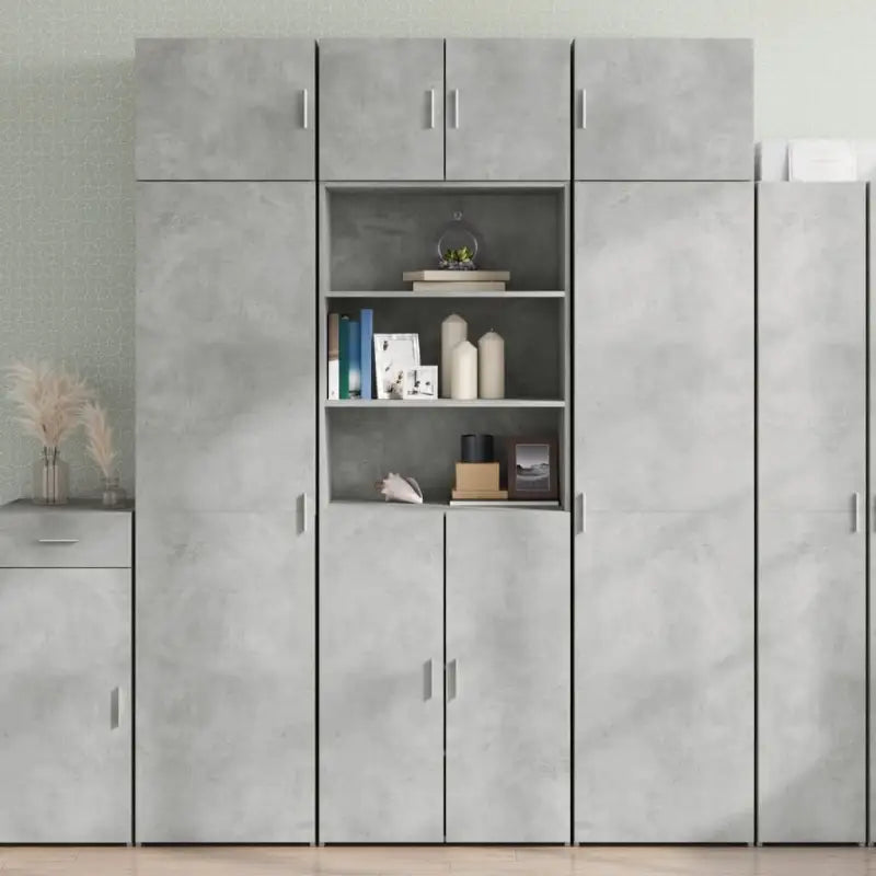 Dressoirs en buffetkasten in grijs sonoma bewerkt hout voor extra opbergruimte - Betongrijs / 1 - Dressoirs &