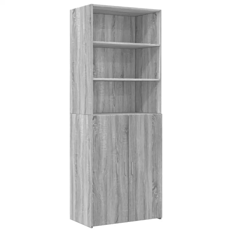 Dressoirs en buffetkasten in grijs sonoma bewerkt hout voor extra opbergruimte - Dressoirs & buffetkasten