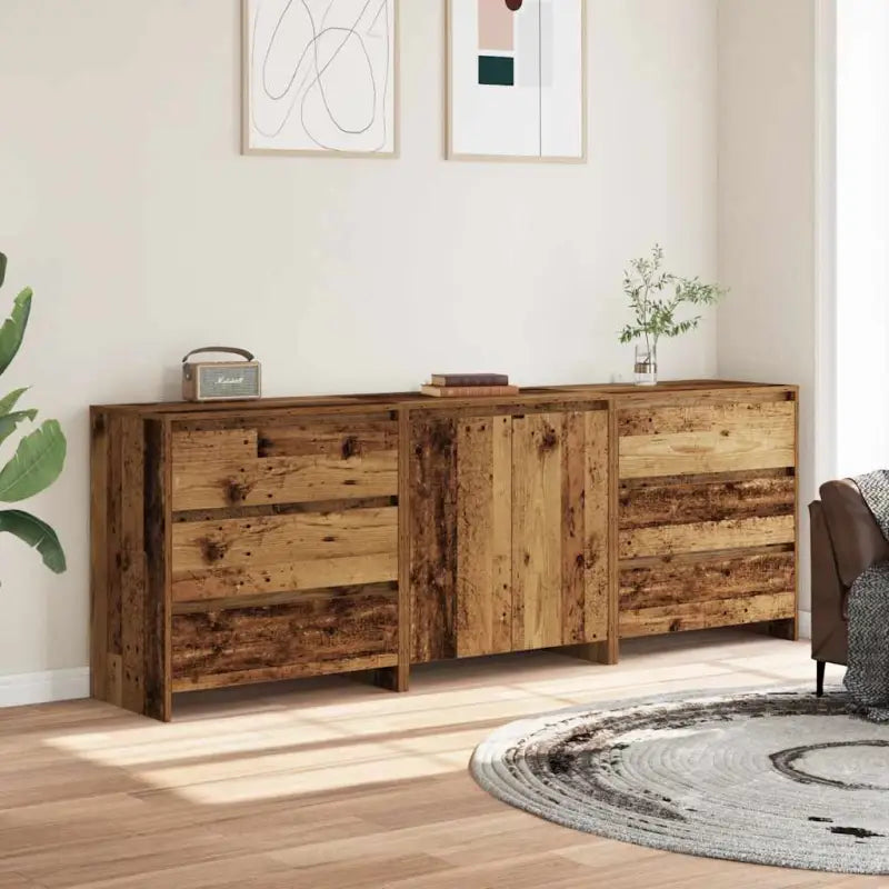 Dressoirs en buffetkasten met bewerkt hout en stevig tafelblad - Dressoirs & buffetkasten