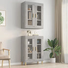 Dressoirs en buffetkasten met bewerkt hout voor extra opbergruimte - Grijs sonoma / 1 - Dressoirs & buffetkasten
