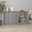Dressoirs en buffetkasten van bewerkt hout gemakkelijk schoon te maken - Grijs sonoma / 2 - Dressoirs & buffetkasten