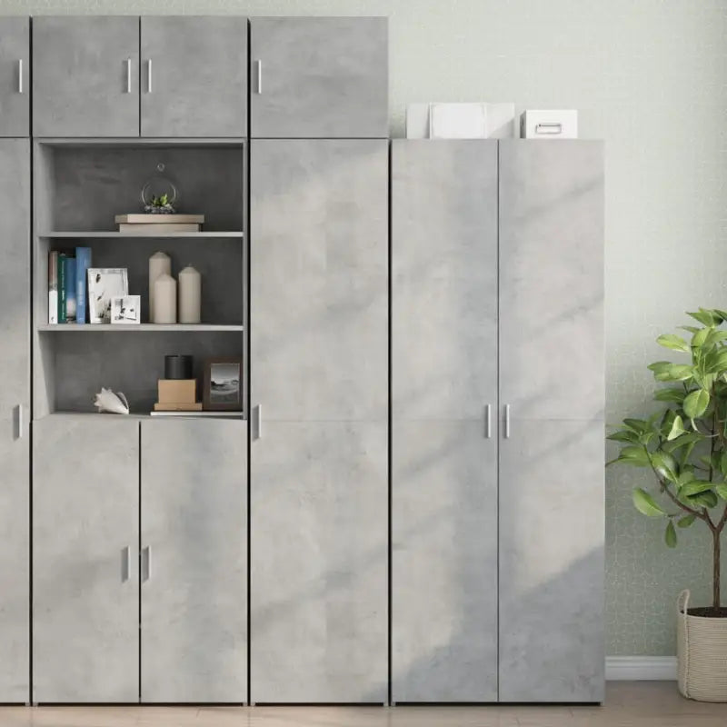 Dressoirs en buffetkasten van bewerkt hout in grijs Sonoma Eiken - Betongrijs / 1 - Dressoirs & buffetkasten