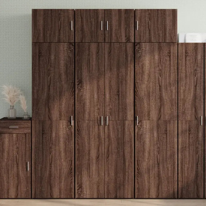 Dressoirs en buffetkasten van bewerkt hout met duurzame opbergmogelijkheden - bruin eikenkleur / 1 - Dressoirs &