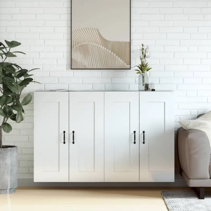 Dressoirs en buffetkasten van bewerkt hout met extra opbergruimte - Betongrijs / 2 / Metaal zwart - Dressoirs &