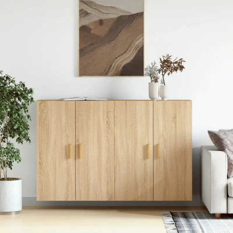 Dressoirs en buffetkasten van bewerkt hout met extra opbergruimte - Hoogglans wit / 2 / Hout - Dressoirs & buffetkasten
