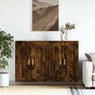 Dressoirs en buffetkasten van bewerkt hout met extra opbergruimte - Gerookt eiken / 2 / Hout - Dressoirs & buffetkasten