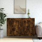 Dressoirs en buffetkasten van bewerkt hout met extra opbergruimte - Gerookt eiken / 2 / Metaal zwart - Dressoirs &
