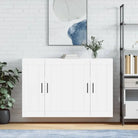Dressoirs en buffetkasten van bewerkt hout met extra opbergruimte - Wit / 2 / Buis zwart - Dressoirs & buffetkasten