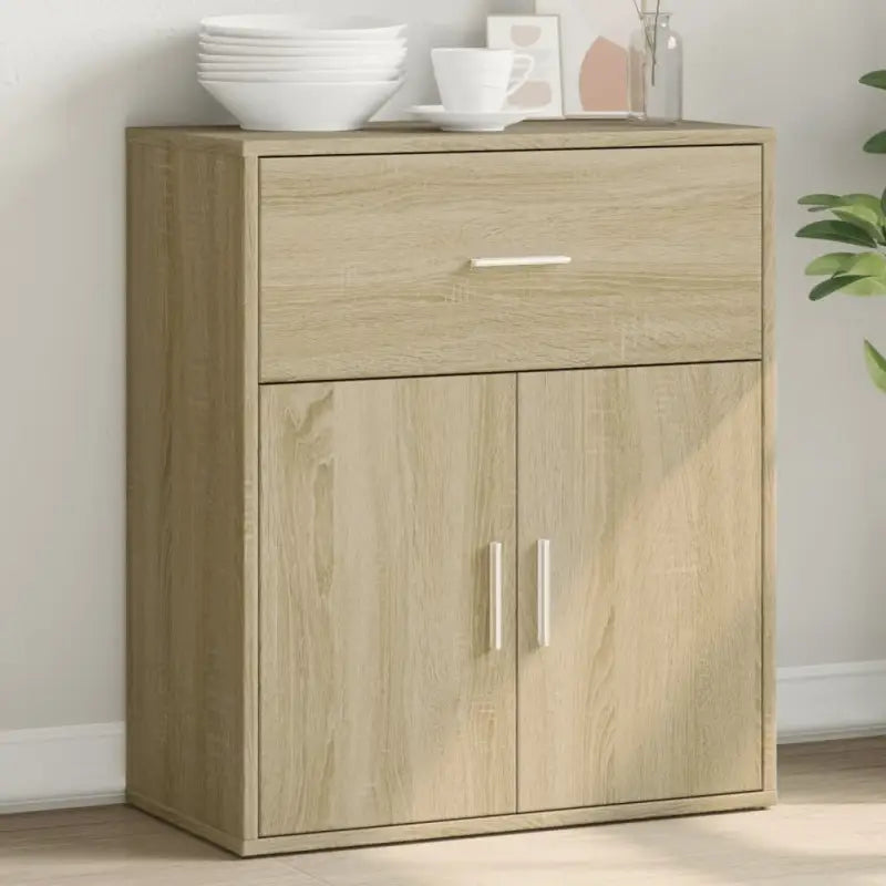 Dressoirs en buffetkasten van bewerkt hout met modern design - Sonoma eiken / 1 - Dressoirs & buffetkasten