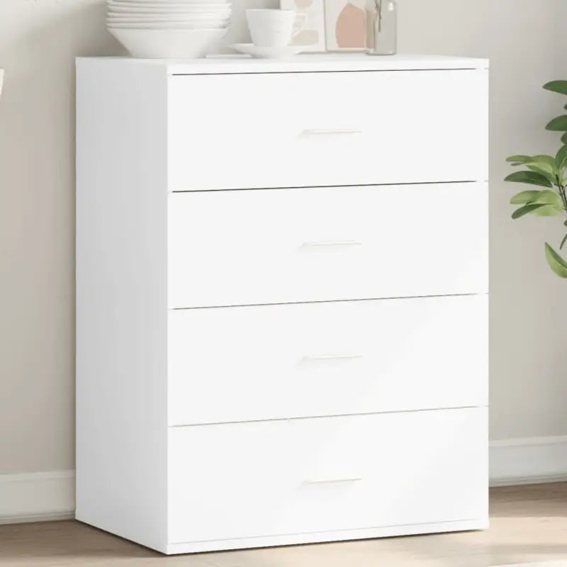 Dressoirs en buffetkasten van bewerkt hout met trendy design - Wit / 1 - Dressoirs & buffetkasten