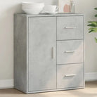 Dressoirs en buffetkasten van bewerkt hout met trendy en duurzaam design - Betongrijs / 1 - Dressoirs & buffetkasten