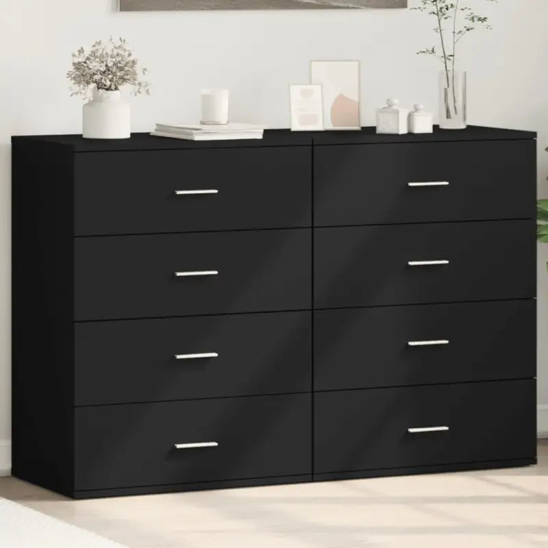 Dressoirs en buffetkasten van bewerkt hout met trendy en praktische design - Zwart / 1 - Dressoirs & buffetkasten