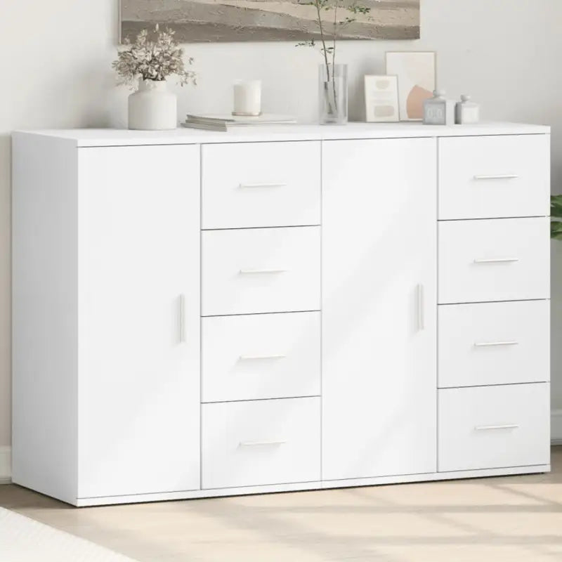 Dressoirs en buffetkasten van bewerkt hout met trendy en praktische ontwerp - Wit / 1 - Dressoirs & buffetkasten
