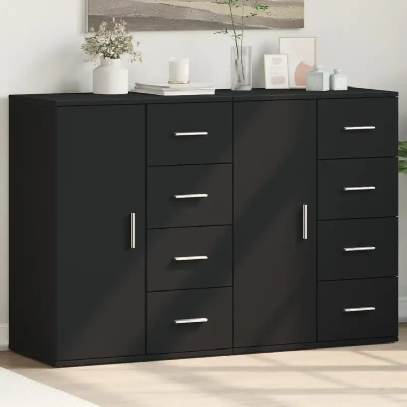 Dressoirs en buffetkasten van bewerkt hout met trendy en praktische ontwerp - Zwart / 1 - Dressoirs & buffetkasten
